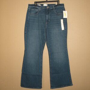 Universal Thread High Rise Flare Jeans Blue Denim Sz 14 Short